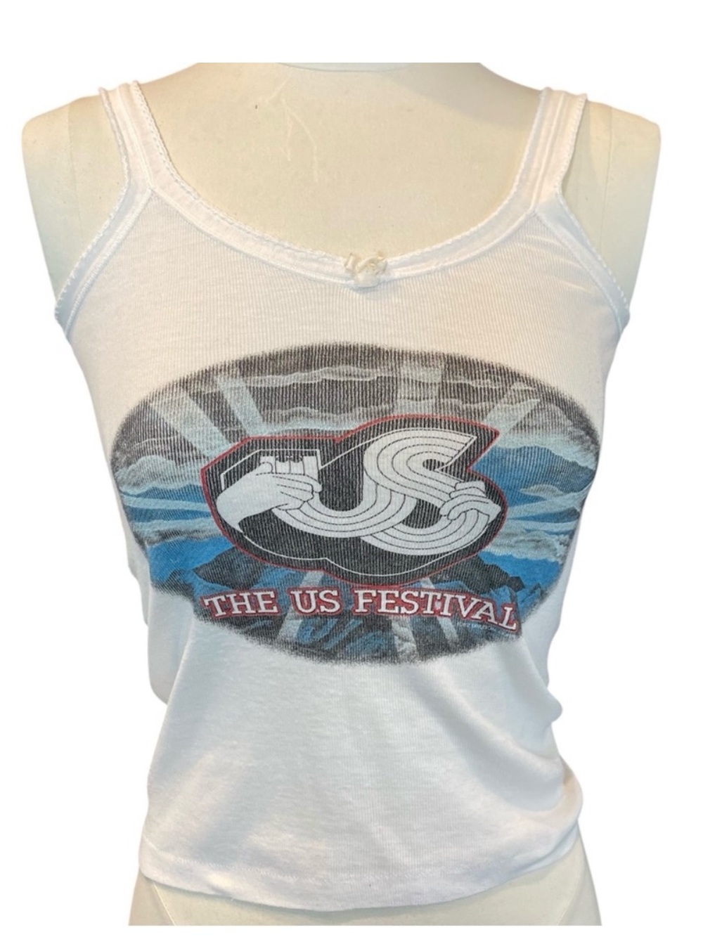 Vintage 1982 US Festival Concert Women's Tank Top